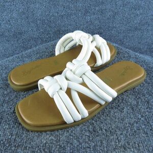 Seychelles Women's Sun Kissed Knot‎ Slide White Leather Sz 7.5M Gently Used 2025